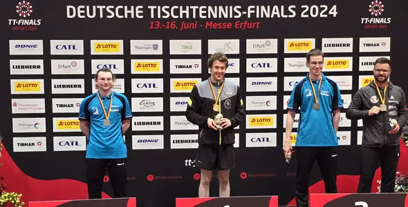 Bild: Die Siegerehrung der Herren-A-Klasse. (©Gohlke)