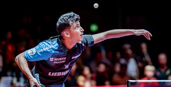 Bild: Can Akkuzu schlug Mattias Falck (©Wichmann)