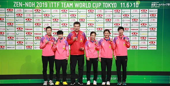 Bild: Beim letzten Team World Cup im Jahr 2019 war China erfolgreich (©ITTF)