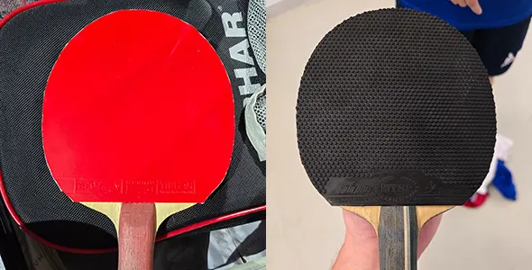 Bild: Vom Offensivbelag bis zur Noppe: Man darf sich wieder auf einen bunten Material-Mix freuen (©Gohlke)