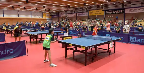 Bild: Auch in diesem Jahr finden die andro Kids Open im Düsseldorfer DTTZ statt (©Borussia Düsseldorf)